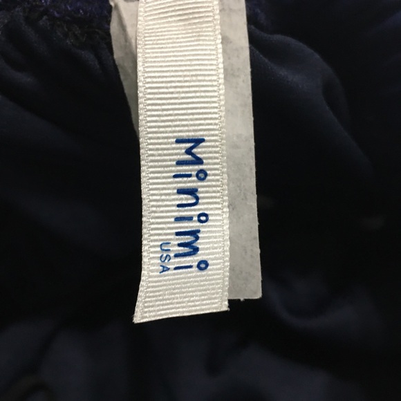 Blue pleated strapless dress - Picture 3 of 8